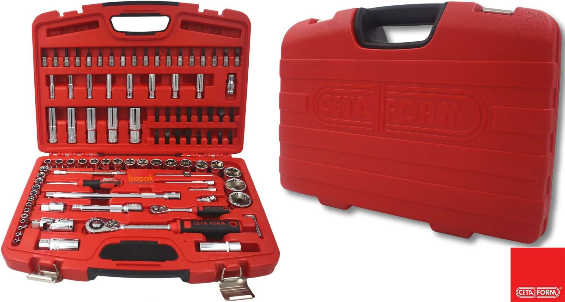 96 Parça 1/4''+1/2'' Lokma Takımı
