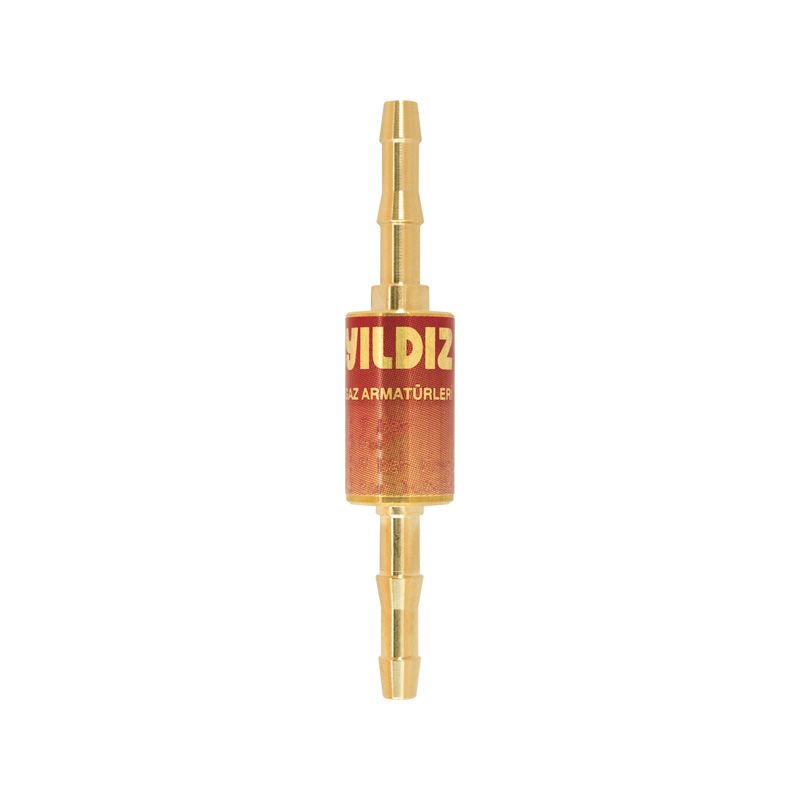 YILDIZ Alev Emniyet Valfi Hortum Arasi Için Yanici Gaz 6,3 MM 1018