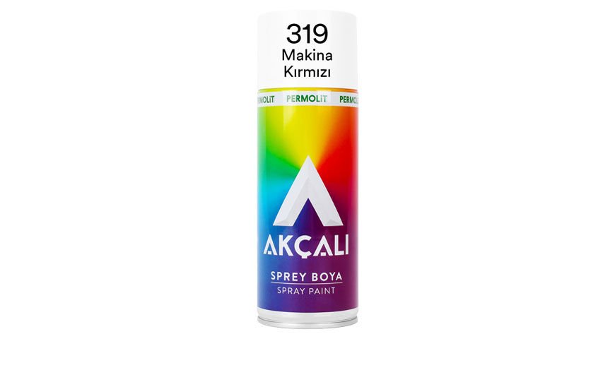 AKÇALI SPREY BOYA 319 400ML MAKİNA KIRMIZI RAL 2002