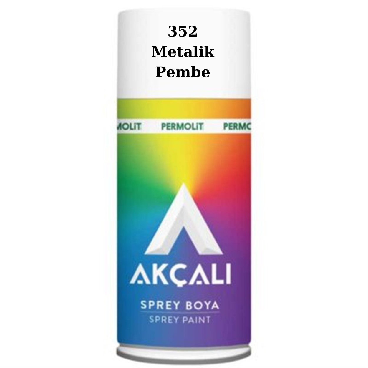 AKÇALI SPREY BOYA 352 400ML METALİK PEMBE