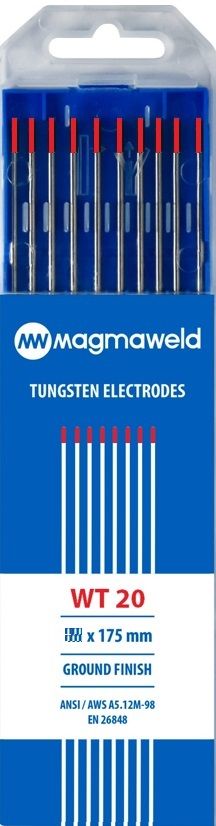 MAGMAWELD TUNGSTEN ELEKTROD KIRMIZI 3.2x175MM 10 (AD)