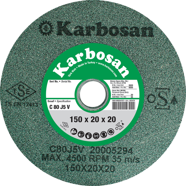 KARBOSAN 150X20X20 SCG 80 ELMAS BİLEME
