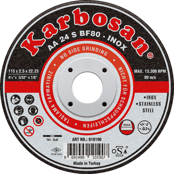 KARBOSAN 230X1,9X22 İNOX THİNLİNE KESİCİ
