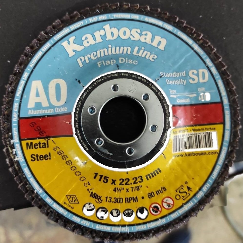 KARBOSAN FLAP DİSK NK 115 MM 40 KUM DÜZ
