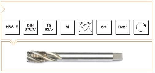 MTE HSSE DIN 376/C MAKİNA KILAVUZU 35' HELİS M 14