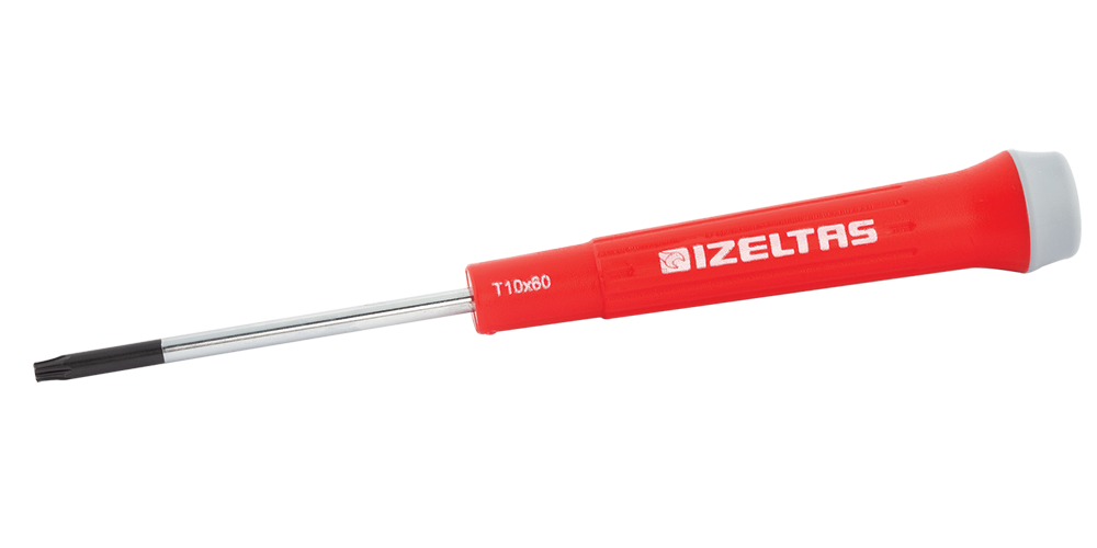 İZELTAŞ ELEKTRONİKÇİ TİP KLEMENS TORX UÇLU TORNAVİDA T5X60