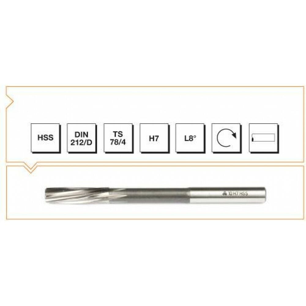 MTE HSS DIN 212 L-RN MAKİNA RAYBA 19 MM H7