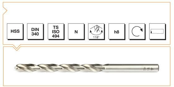 MTE HSS DIN 340 UZUN MATKAP UCU 10.0 MM