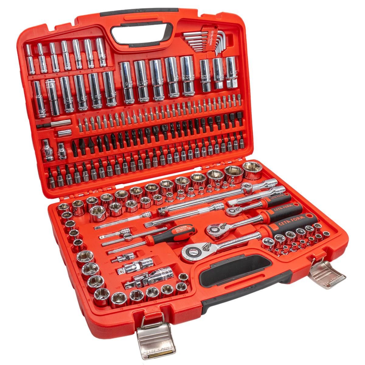180 Parça 1/4''+ 3/8''+ 1/2'' Lokma Takımı
