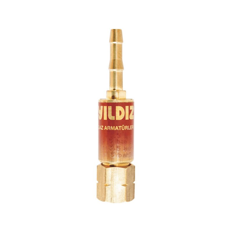 YILDIZ Alev Emniyet Valfi Hamlaç Arkası İçin Yanıcı Gaz (2601- 4511 - 4512 - 4541) G3/8''SOL 1118