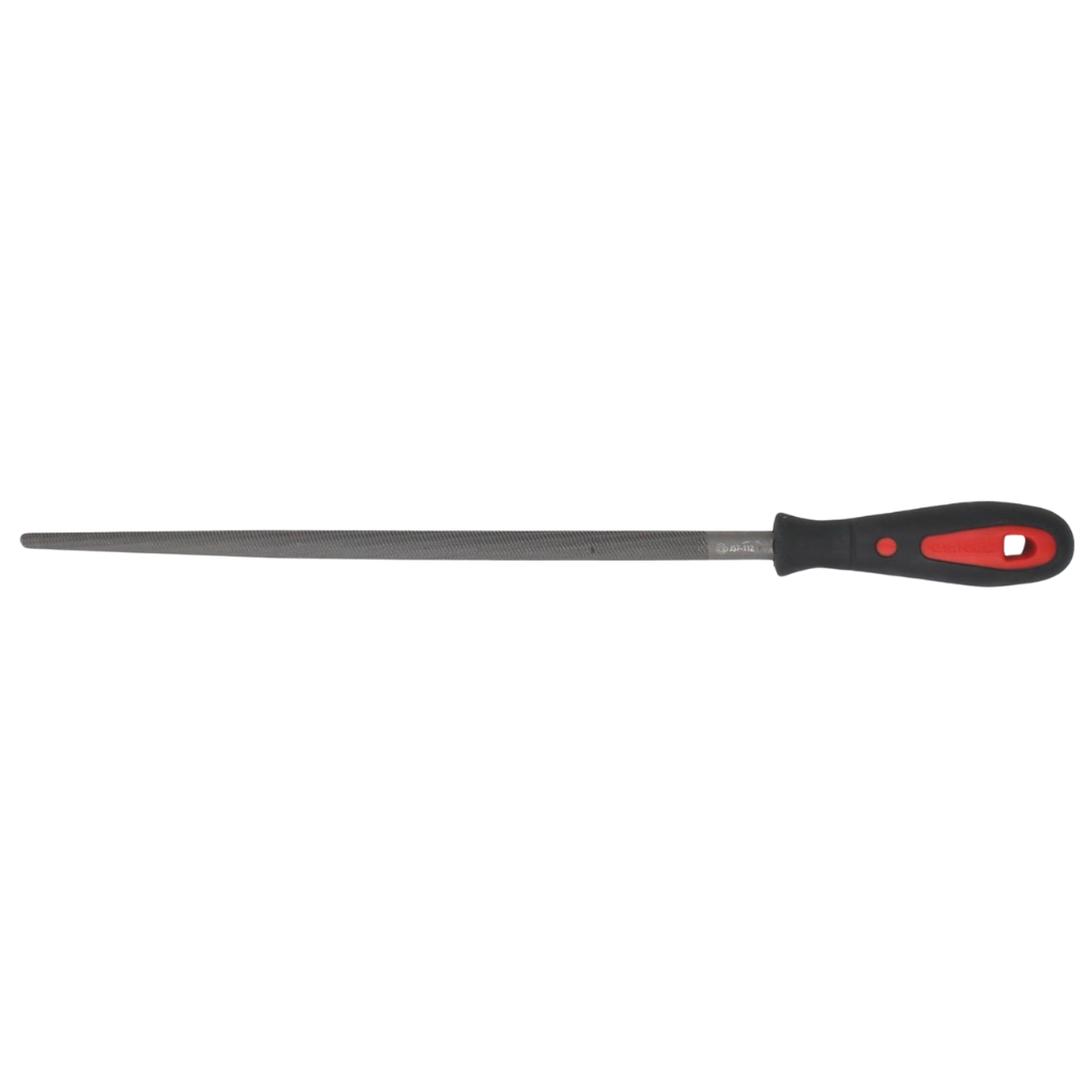 Yuvarlak Eğe (Kalın Diş) 12'' - 300 mm (Ergonomik Saplı)