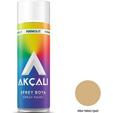 AKÇALI SPREY BOYA 310 400ML ALTIN YALDIZ