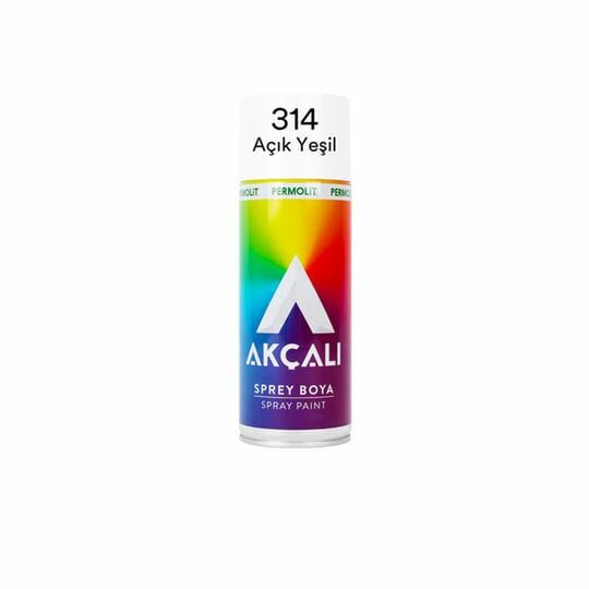 AKÇALI SPREY BOYA 314 400ML AÇIK YEŞİL