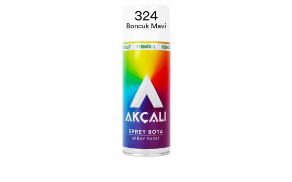 AKÇALI SPREY BOYA 324 RAL5017 BONCUK MAVİ 400 ML