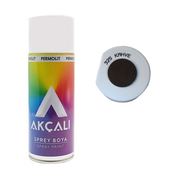 AKÇALI SPREY BOYA 325 400ML RAL8016 KAHVE