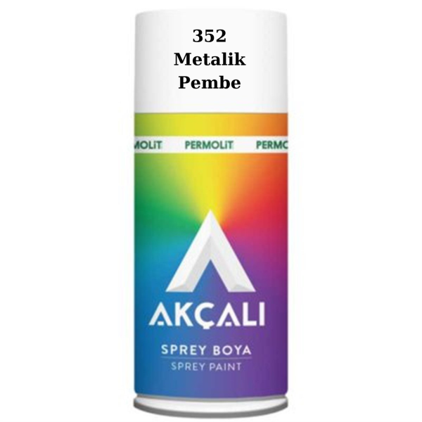 AKÇALI SPREY BOYA 352 400ML METALİK PEMBE