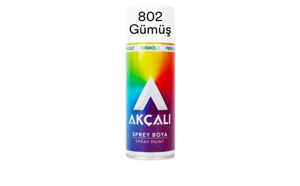 AKÇALI SPREY BOYA 802 400ML GÜMÜŞ