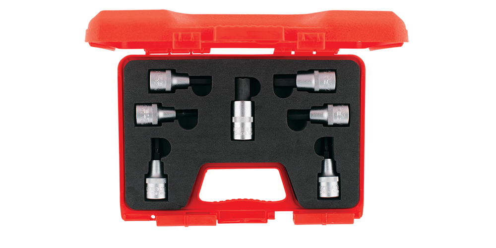İZELTAŞ 1/2'' LOKMALI ALLEN UÇ TAKIMI (60MM - 7 PARÇA)