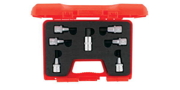 İZELTAŞ 1/2'' LOKMALI ALLEN UÇ TAKIMI (60MM - 7 PARÇA)