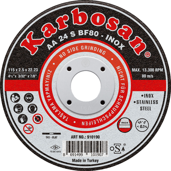 KARBOSAN 230X1,9X22 İNOX THİNLİNE KESİCİ