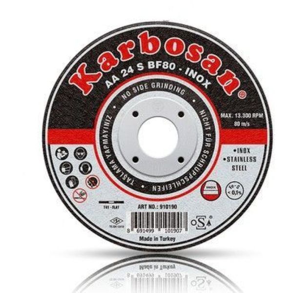 KARBOSAN 180X1,9X22 İNOX THİNLİNE KESİCİ TAŞ