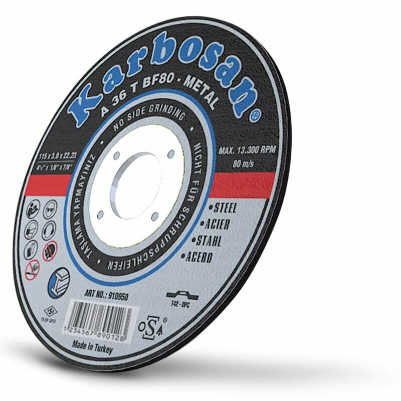 KARBOSAN 115X3X22 NK DÜZ KESME TAŞ