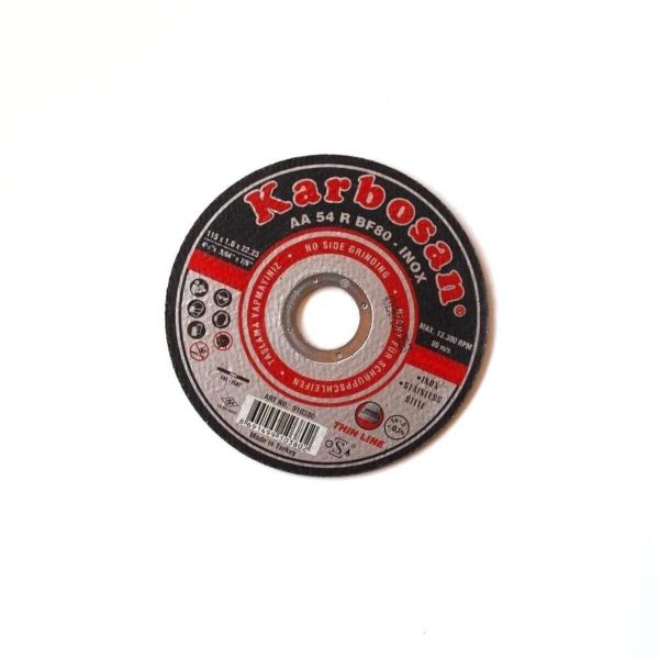 KARBOSAN 115X1X22 İNOX DÜZ THİNLİNE KESİCİ