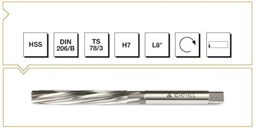MTE HSS DIN 206 L-RN    EL RAYBASI  4  MM H7