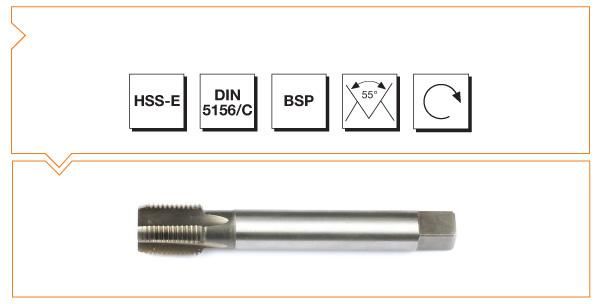 MTE HSS-E DIN 5156/C  MAK.KLVZ.G 1/2X14