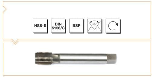 MTE HSS-E DIN 5156/C  MAK.KLVZ.G 1/8X28
