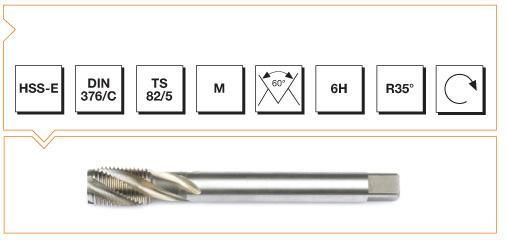 MTE HSSE DIN 376/C MAKİNA KILAVUZU 35'  HELİS M 14