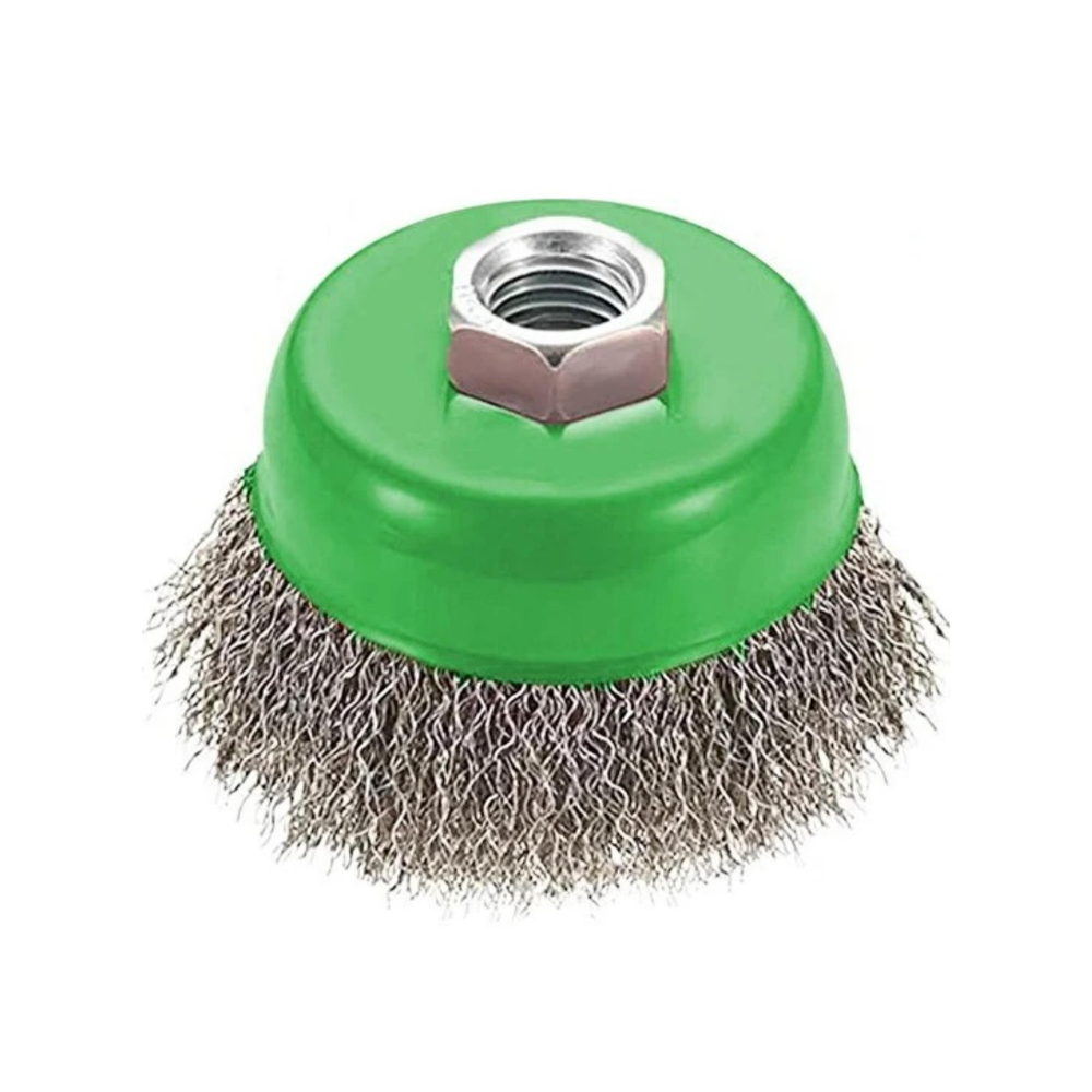 CTM PASLANMAZ SAÇAKLI ÇANAK FIRÇA (0,30 MM) 125MM