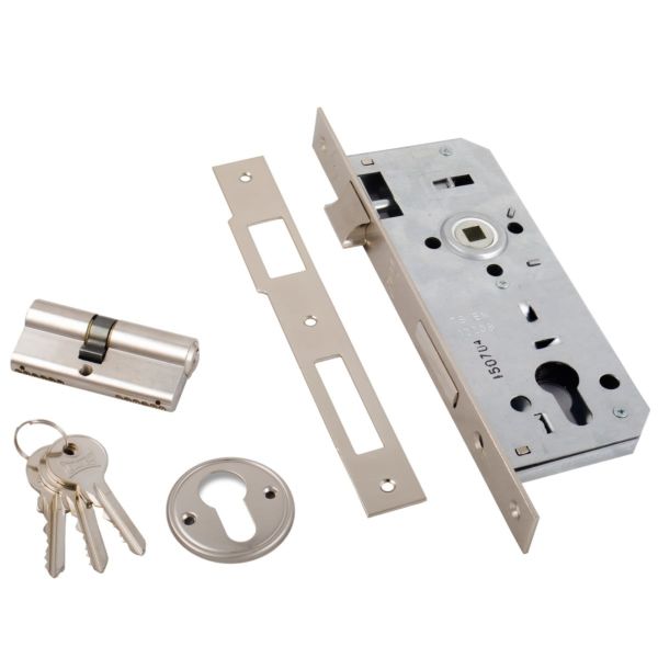 KALE SİLİNDİRLİ DAİRE KİLİDİ 152R/35 MM NİKEL