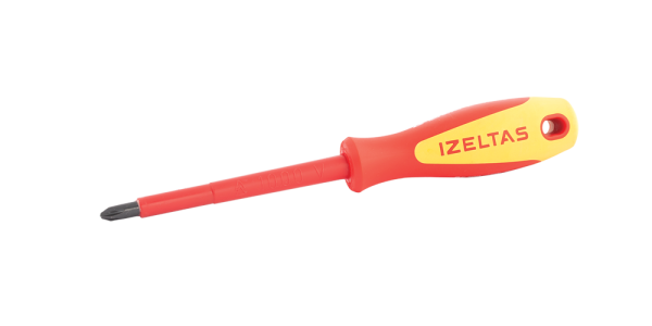 İZELTAŞ 1000V İZOLELİ ELEKTRİKÇİ YILDIZ UÇLU TORNAVİDA 4.5X80