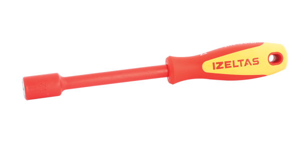 İZELTAŞ 1000V SÜNGÜSÜ İZOLELİ LOKMA UÇLU TORNAVİDA 7MM