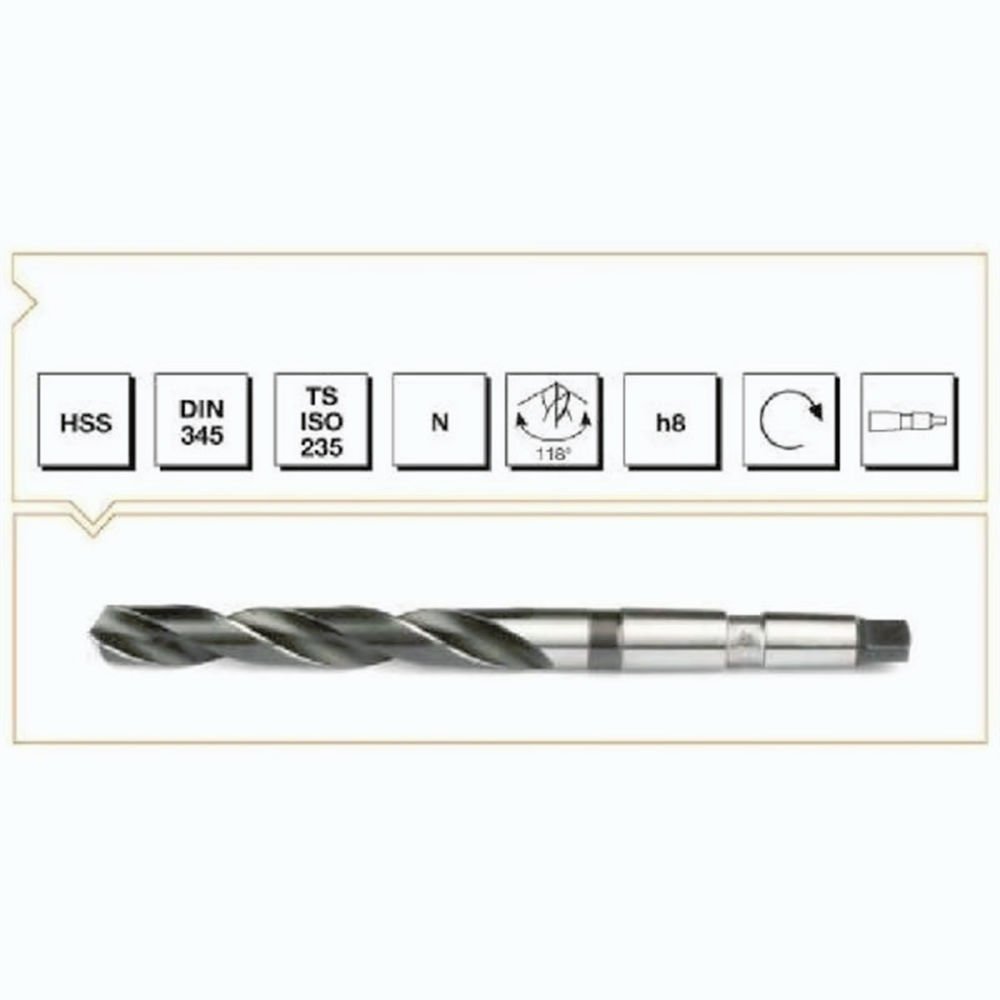 MTE HSS DIN 345 KONİK MATKAP UCU 17  MM