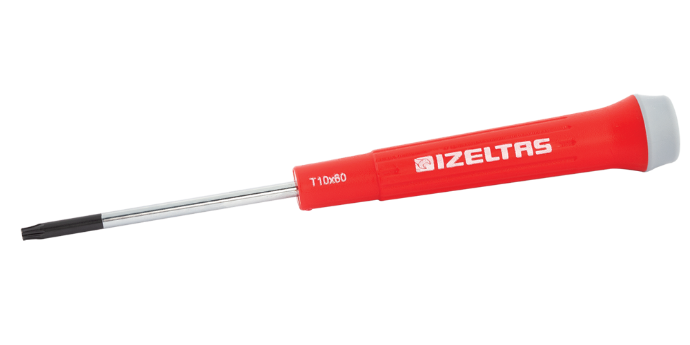 İZELTAŞ ELEKTRONİKÇİ TİP KLEMENS TORX UÇLU TORNAVİDA T5X60