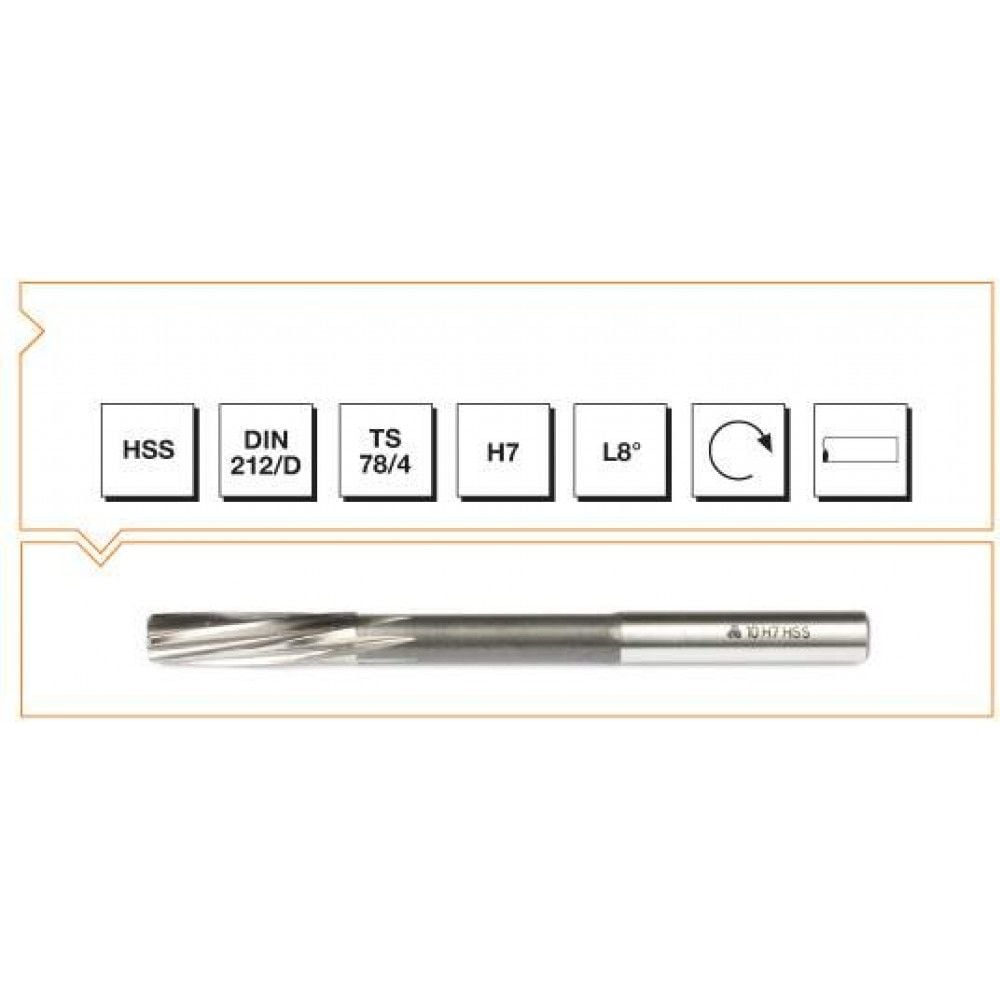 MTE HSS DIN 212 L-RN MAKİNA RAYBA  5 MM H7