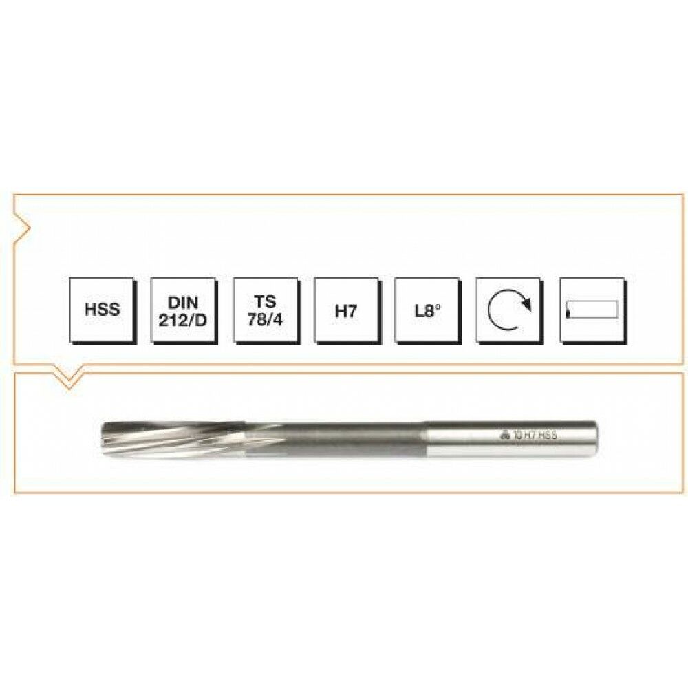 MTE HSS DIN 212 L-RN MAKİNA RAYBA 19 MM H7